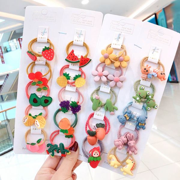 new cute candy cartoon animal fruit toddlers' ponytail holder children baby girls sweet elastic hair bands kids hair accessories, Slivery;white
new cute candy cartoon animal fruit toddlers' ponytail holder children baby girls sweet elastic hair bands kids hair accessories, Slivery;white