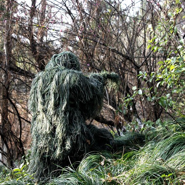 idogear ghillie suit hunting jungle clothing bionic 3d woodland sniper train camouflage wargame gear tactical, Camo
idogear ghillie suit hunting jungle clothing bionic 3d woodland sniper train camouflage wargame gear tactical, Camo
