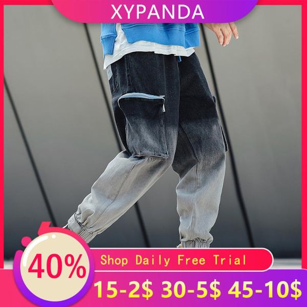 men's pants xypanda loose street trend hip-hop overalls casual jeans japanese beam feet long, Black
men's pants xypanda loose street trend hip-hop overalls casual jeans japanese beam feet long, Black