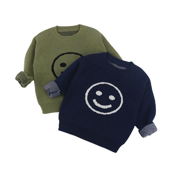 2019 new spring boys sweaters boys winter smile kids clothes ripped sweaters autumn kids clothes children infants, Blue
2019 new spring boys sweaters boys winter smile kids clothes ripped sweaters autumn kids clothes children infants, Blue