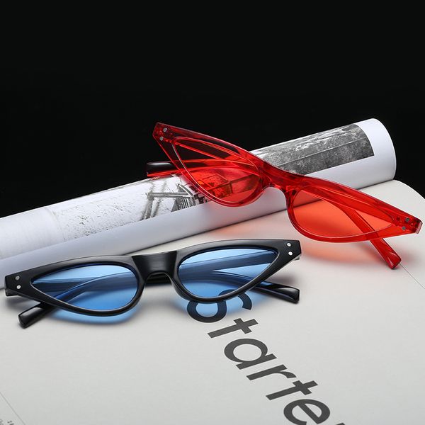 2018 fashion women sunglasses small cat eye sunglasses red yellow black women sun glasses female party holiday, White;black
2018 fashion women sunglasses small cat eye sunglasses red yellow black women sun glasses female party holiday, White;black