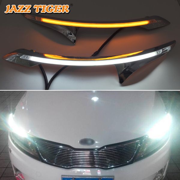 jazz tiger 2pcs car headlight decoration yellow turn signal 12v drl led daytime running light for kia rio k2 2011 2012 - 2014
jazz tiger 2pcs car headlight decoration yellow turn signal 12v drl led daytime running light for kia rio k2 2011 2012 - 2014