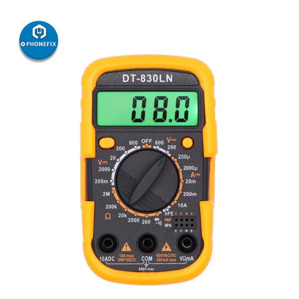 dt-830ln mini digital multimeter handheld with backlight lcd display multimeter ac/dc voltage amp current resistance tester
dt-830ln mini digital multimeter handheld with backlight lcd display multimeter ac/dc voltage amp current resistance tester