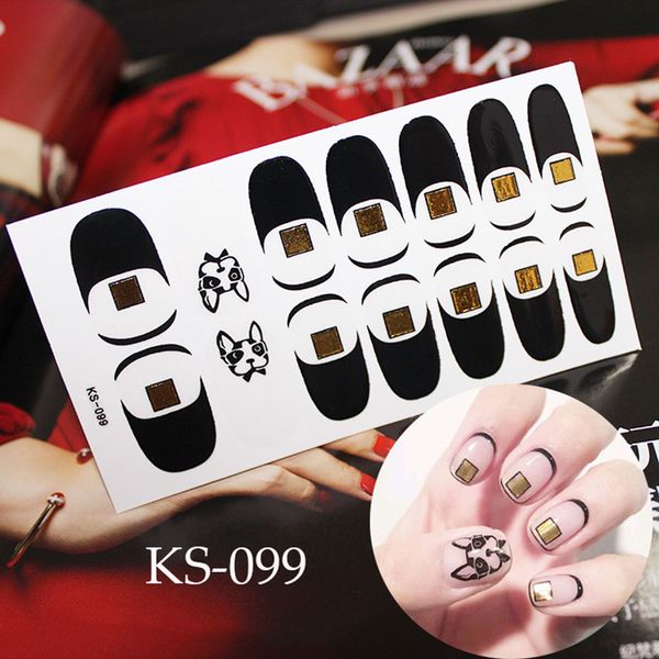 waterproof gradient color full nail stickers with decals strips for girls ldo99, Black
waterproof gradient color full nail stickers with decals strips for girls ldo99, Black