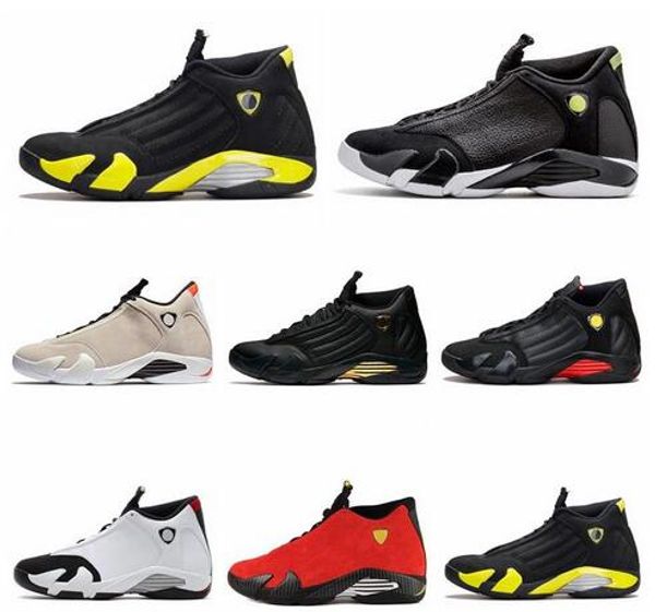 reverse 14 14s men basketball shoes university gold candy cane dmp black toe desert sand last sthunder mens trainer sports sneakers 7-13 
reverse 14 14s men basketball shoes university gold candy cane dmp black toe desert sand last sthunder mens trainer sports sneakers 7-13
