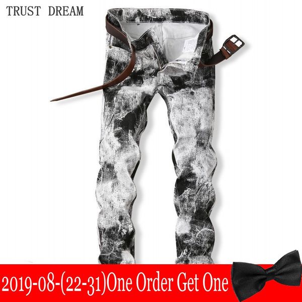 fall 2019 man slim jeans stretch white floral printed men casual pants streetwear club cool jean fit hombre homme, Blue
fall 2019 man slim jeans stretch white floral printed men casual pants streetwear club cool jean fit hombre homme, Blue