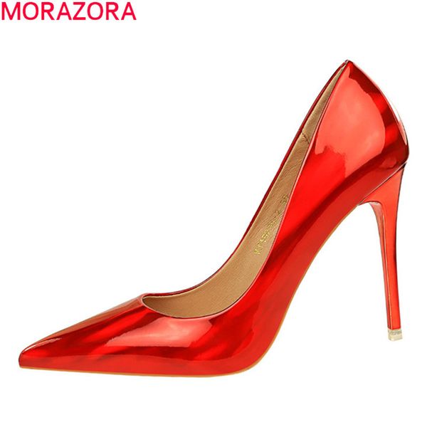morazora 2020 de talla grande 34-43 sexy fiesta boda zapatos stiletto tacones altos puntiagudos mujeres bombas 8 colores verano señoras, Black
morazora 2020 de talla grande 34-43 sexy fiesta boda zapatos stiletto tacones altos puntiagudos mujeres bombas 8 colores verano señoras, Black