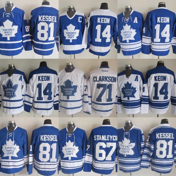 14 KEON 2019 Toronto ST Pats Men 17 CLARK 42 BOZAK 67 STANLEYCUP 71 CLARKSON 81 KESSEL Toronto Maple Leafs Hockey Jerseys
14 KEON 2019 Toronto ST Pats Men 17 CLARK 42 BOZAK 67 STANLEYCUP 71 CLARKSON 81 KESSEL Toronto Maple Leafs Hockey Jerseys
