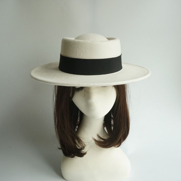 ladies fall winter wool fedora hat retro white hats women men felt panama pork pie hat for wedding, Blue;gray
ladies fall winter wool fedora hat retro white hats women men felt panama pork pie hat for wedding, Blue;gray