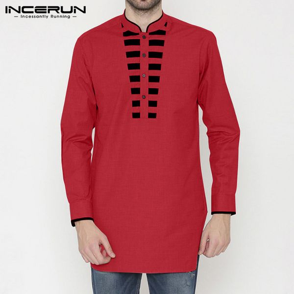 incerun vintage men's printed shirt long sleeve retro stand collar 2020 streetwear ethnic style mens shirts clothing, White;black
incerun vintage men's printed shirt long sleeve retro stand collar 2020 streetwear ethnic style mens shirts clothing, White;black