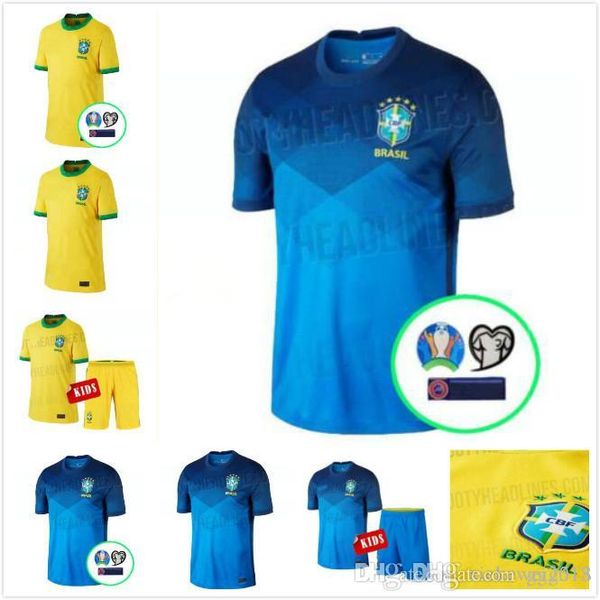 20 21 brazil home away g.jesus soccer jersey 2020 2021 brazil yellow blue p.coutinho marcelo football shirt uniforms custom made, Black;yellow
20 21 brazil home away g.jesus soccer jersey 2020 2021 brazil yellow blue p.coutinho marcelo football shirt uniforms custom made, Black;yellow