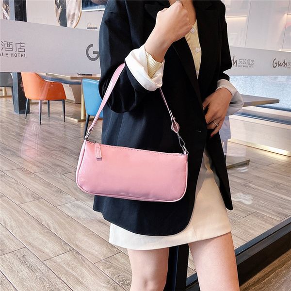 retro woman trendy baguette shoulder bags single strap handbags pu leather zipper cross-body bag female handbag #40
retro woman trendy baguette shoulder bags single strap handbags pu leather zipper cross-body bag female handbag #40