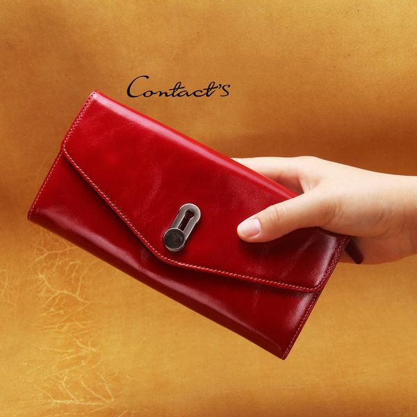 women wallets casual fashion genuine leather female clutch handbag long for girl money purse female passport cover phone wallet, Red;black
women wallets casual fashion genuine leather female clutch handbag long for girl money purse female passport cover phone wallet, Red;black