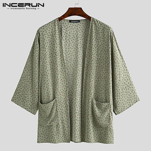 men's casual shirts men fashion printed half sleeve cardigan pockets loose kimono floral camisas man summer open stitch blusas s-5xl, White;black
men's casual shirts men fashion printed half sleeve cardigan pockets loose kimono floral camisas man summer open stitch blusas s-5xl, White;black