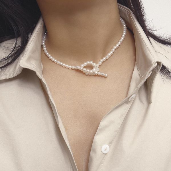 youvanic fashion imitation pearl choker necklace for women vintage temperament short chokers collar female wedding jewelry 2715, Golden;silver
youvanic fashion imitation pearl choker necklace for women vintage temperament short chokers collar female wedding jewelry 2715, Golden;silver