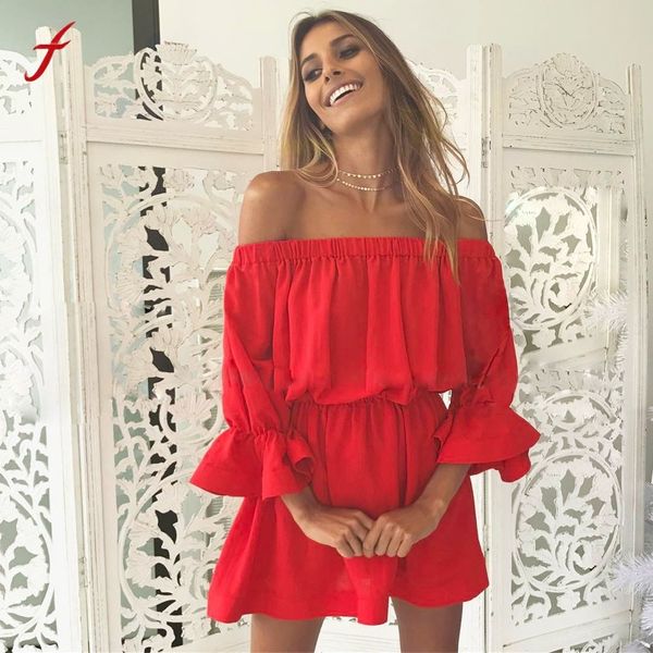 feitong женщина flare рукав с плечом отдыха платья дам сыпучие три четвертями рукав лето твердого платье vestidos elegante8 # 00, Black;pink
feitong женщина flare рукав с плечом отдыха платья дам сыпучие три четвертями рукав лето твердого платье vestidos elegante8 # 00, Black;pink