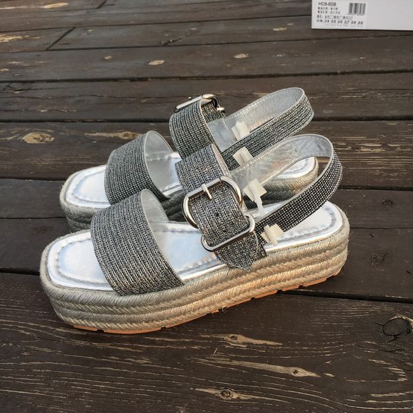 fornihapfirafs bling sequined cloth rome sandals braided platform wide band buckle summer casual flat women sandals shoes woman, Black
fornihapfirafs bling sequined cloth rome sandals braided platform wide band buckle summer casual flat women sandals shoes woman, Black