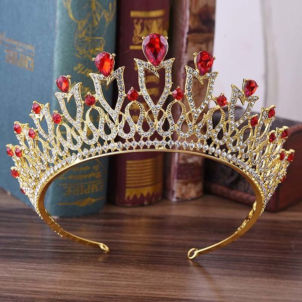 gold/silver color rhinestone diadem baroque crystal princess bride tiara and crown noiva wedding hair jewelry accessories jl, Golden;white
gold/silver color rhinestone diadem baroque crystal princess bride tiara and crown noiva wedding hair jewelry accessories jl, Golden;white