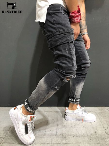 kenntrice ripped jeans for men new distressed pants hole punk style skinny jeans motorcycle thin ripped trousers male, Blue
kenntrice ripped jeans for men new distressed pants hole punk style skinny jeans motorcycle thin ripped trousers male, Blue
