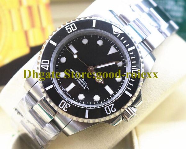 2 style mens automatic movement glidelock clasp no date watch men ceramic bezel dive crown steel crystal watches sport 114060 wristwatches, Slivery;brown
2 style mens automatic movement glidelock clasp no date watch men ceramic bezel dive crown steel crystal watches sport 114060 wristwatches, Slivery;brown