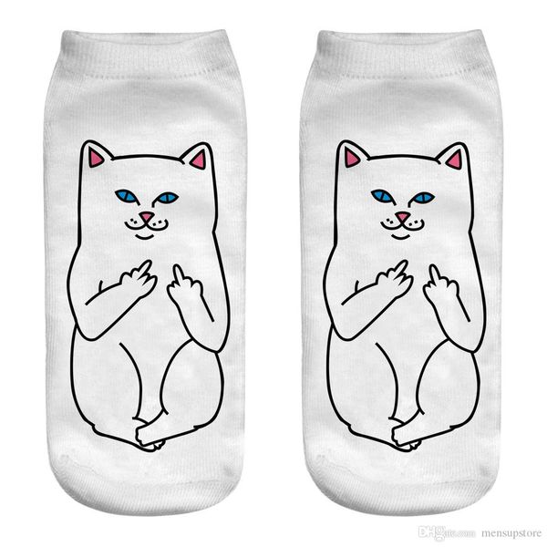 ripnd 3d cat socks spring autumn winter women cute designer socks, Black;white
ripnd 3d cat socks spring autumn winter women cute designer socks, Black;white