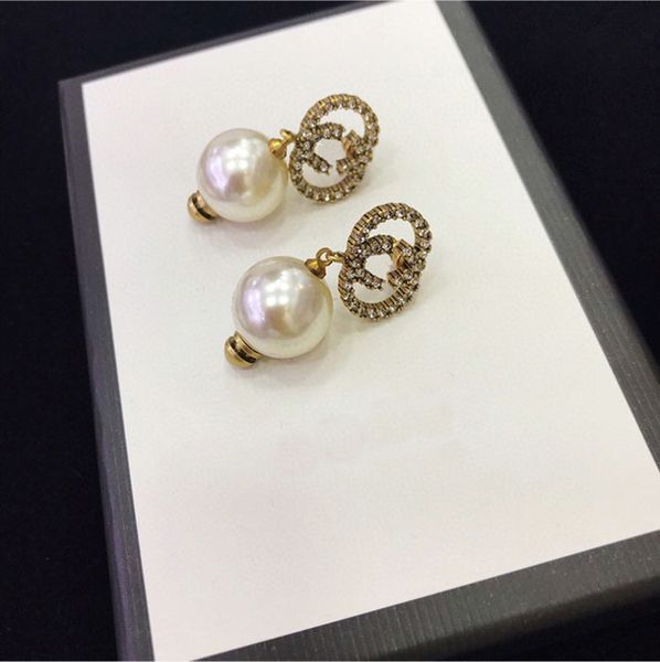 e fashion cubic zirconia letter earrings with pearl gold silver geometric earrings, female jewelry accessories girl gift, Golden;silver
e fashion cubic zirconia letter earrings with pearl gold silver geometric earrings, female jewelry accessories girl gift, Golden;silver