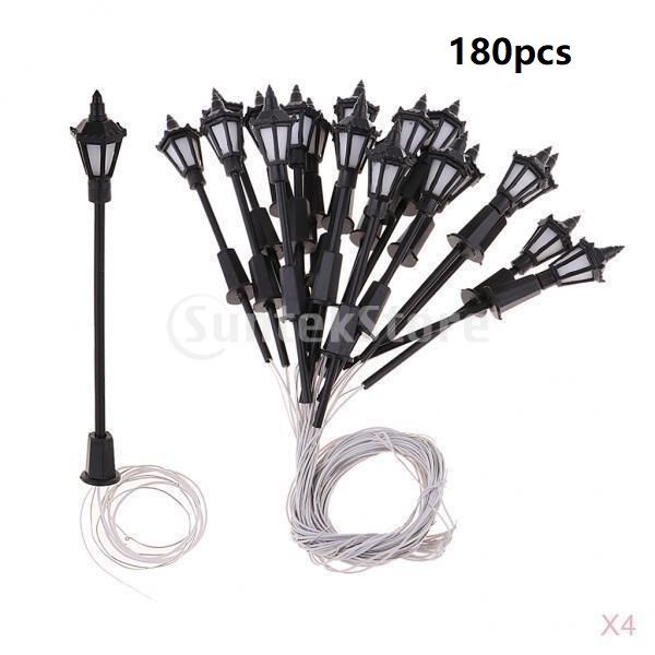 180 pieces 65mm 1:150 n scale leds lights for street garden scenery layout