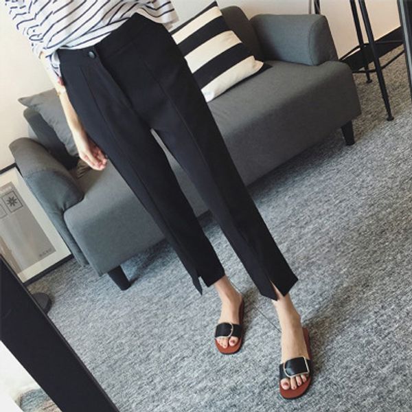 suit pants autumn clothing thin korean-style fat mm large size loose casual harem pants high-waist ankle-length slit straight-le, White;black
suit pants autumn clothing thin korean-style fat mm large size loose casual harem pants high-waist ankle-length slit straight-le, White;black