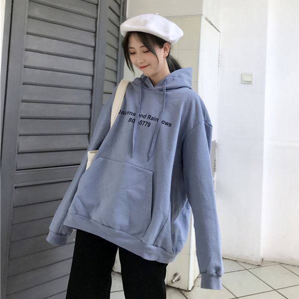 2019 spring and autumn new style unicorn hoodie loose-fit slimming printed thin laziness-style versatile hoodie women's dress, Black
2019 spring and autumn new style unicorn hoodie loose-fit slimming printed thin laziness-style versatile hoodie women's dress, Black