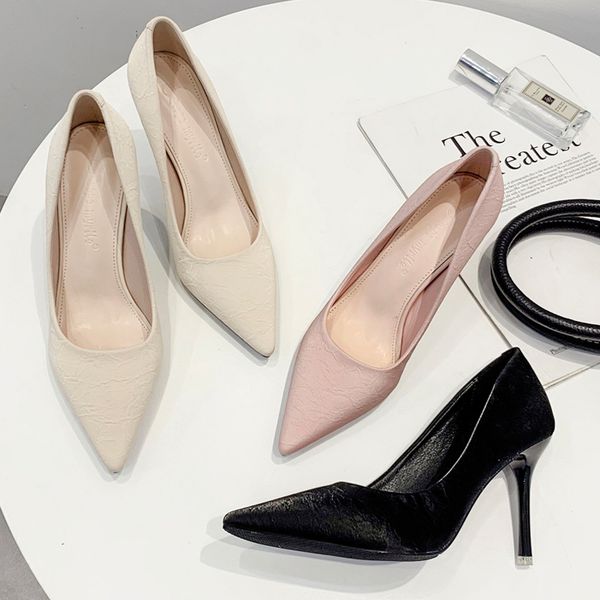casual heels african woman shoe slip om women's high-heeled shoes work dress professional nude platform shallow mouth pump, Black
casual heels african woman shoe slip om women's high-heeled shoes work dress professional nude platform shallow mouth pump, Black