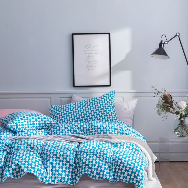 blue white plaid geometric bedding set cotton twin king size bed sheets duvet cover pillowcase modern simple design
blue white plaid geometric bedding set cotton twin king size bed sheets duvet cover pillowcase modern simple design