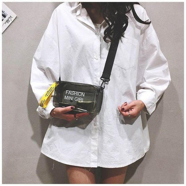 2020 new korean version of the shoulder bag women's casual fashion transparent beach letter small bag ladies
2020 new korean version of the shoulder bag women's casual fashion transparent beach letter small bag ladies