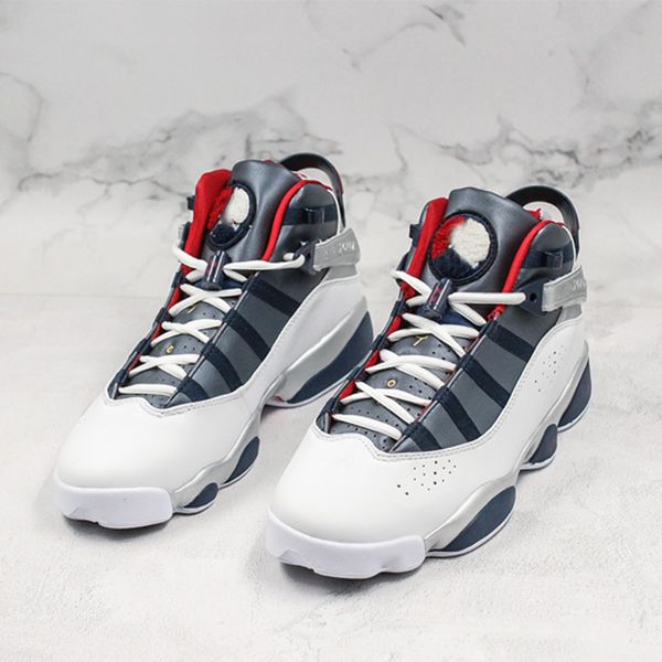 

2020 new 6 rings men basketball shoes 6s rare vintage champion pack sliver wolf white blue fashion designer womans sports trainers sneakers