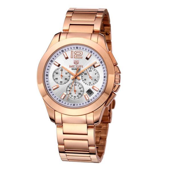 megir steel watch men's luxury designer watches chronograph business leather military observer watches relogio masculino mge43, Slivery;brown
megir steel watch men's luxury designer watches chronograph business leather military observer watches relogio masculino mge43, Slivery;brown