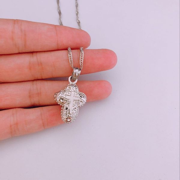 exquisite chain necklace jewelry magnet box pendant devout cross anniversary gift fashion accesories 441, Silver
exquisite chain necklace jewelry magnet box pendant devout cross anniversary gift fashion accesories 441, Silver