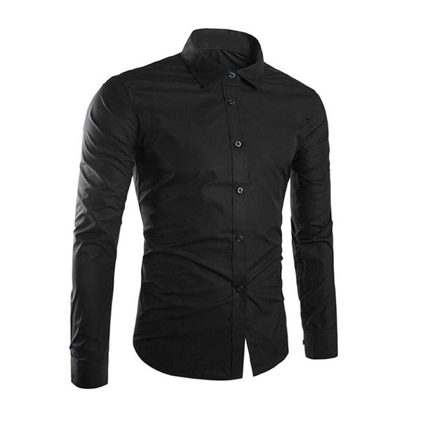 spring autumn men shirt long sleeve solid color easy-care anti crease man casual shirts -3xl bmf88, White;black
spring autumn men shirt long sleeve solid color easy-care anti crease man casual shirts -3xl bmf88, White;black