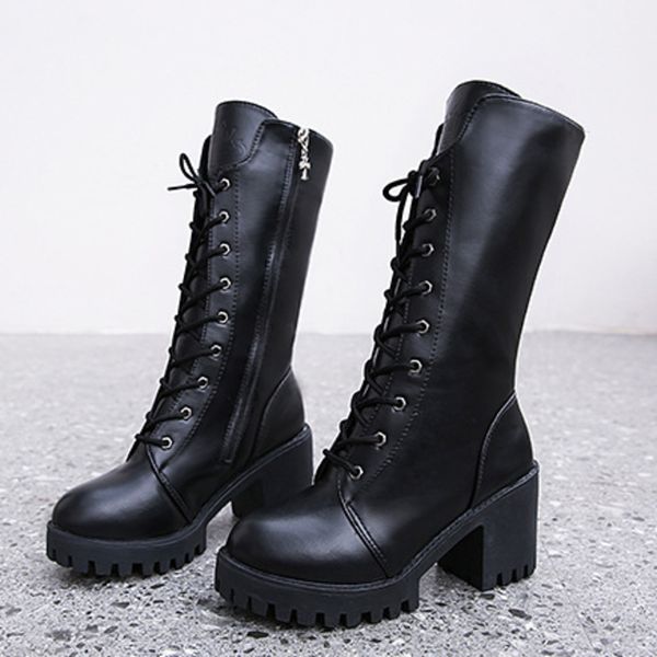 2019 spring autumn mid calf boots woman round toe european black brand shoes for women leather boots
2019 spring autumn mid calf boots woman round toe european black brand shoes for women leather boots