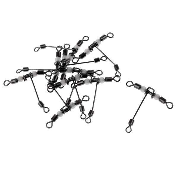 10pcs fishing crimp swivels cross-line swivels t-shape hook line connector with luminous beads
10pcs fishing crimp swivels cross-line swivels t-shape hook line connector with luminous beads