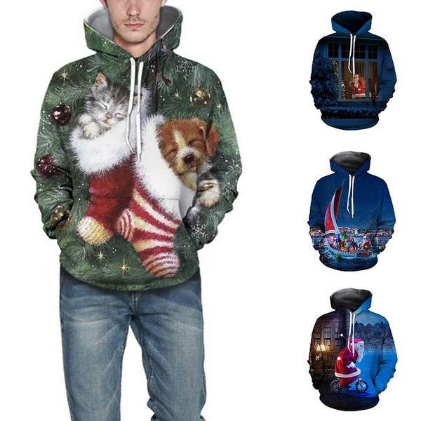 men christmas printed sweatshirt 2019 new vacation santa funny jumper long sleeve hooded autumn winter hoodies, Black
men christmas printed sweatshirt 2019 new vacation santa funny jumper long sleeve hooded autumn winter hoodies, Black