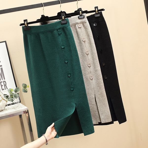 hamaliel women green knitting single breasted skirt all matching fall winter split bodycon pencil skirt plus size stretch skirt, Black
hamaliel women green knitting single breasted skirt all matching fall winter split bodycon pencil skirt plus size stretch skirt, Black
