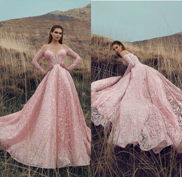 2019 arabic pink prom dresses lace appliqued off the shoulder a line long sleeve evening gowns sweep train quinceanera dresses, Black
2019 arabic pink prom dresses lace appliqued off the shoulder a line long sleeve evening gowns sweep train quinceanera dresses, Black