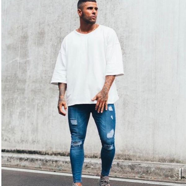 men denim pants blue jeans men slim fit ripped hole jeans hip hop skinny pencil for high street stretch fashion
men denim pants blue jeans men slim fit ripped hole jeans hip hop skinny pencil for high street stretch fashion