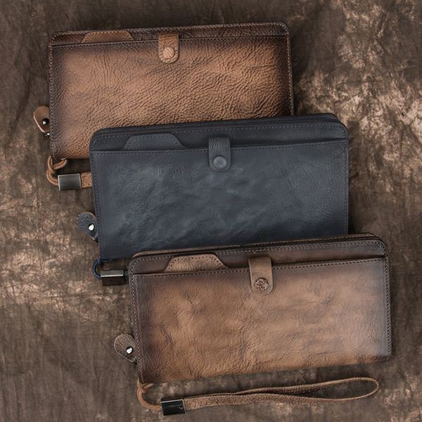 women men original leather wristlets long clutch wallets zipper phone pockets multi-card holders fold over banknote pouches coin purses gift, Red;black
women men original leather wristlets long clutch wallets zipper phone pockets multi-card holders fold over banknote pouches coin purses gift, Red;black