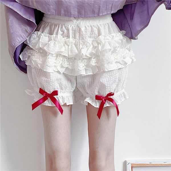 women's shorts japanese soft girl sweet cute womens 2021 summer bow tie lolita bloomers lace ruffle kawaii pumpkin white plaid, White;black
women's shorts japanese soft girl sweet cute womens 2021 summer bow tie lolita bloomers lace ruffle kawaii pumpkin white plaid, White;black