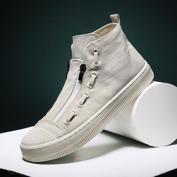 2019 men's vulcanize shoes classic canvas shoes solid lace-up casual white black couple sneakers high canvas shoes t200413
2019 men's vulcanize shoes classic canvas shoes solid lace-up casual white black couple sneakers high canvas shoes t200413