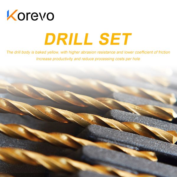 drill bits high speed steel drill bit set 99pcs twist bits set power drilling tools for wood for electrical dril
drill bits high speed steel drill bit set 99pcs twist bits set power drilling tools for wood for electrical dril