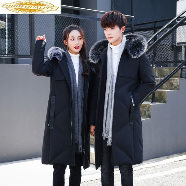 winter jacket men parka couple down jacket big fur collar korean plus size coat women jackets casaco masculino kj632, Black
winter jacket men parka couple down jacket big fur collar korean plus size coat women jackets casaco masculino kj632, Black