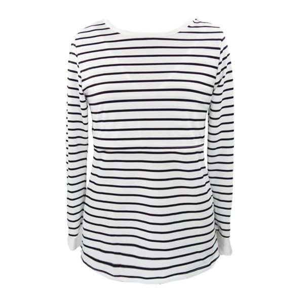 women mom pregnant clothing nursing baby maternity long sleeved stripe plus size blouse tshirt clothes ropa para embarazada
women mom pregnant clothing nursing baby maternity long sleeved stripe plus size blouse tshirt clothes ropa para embarazada