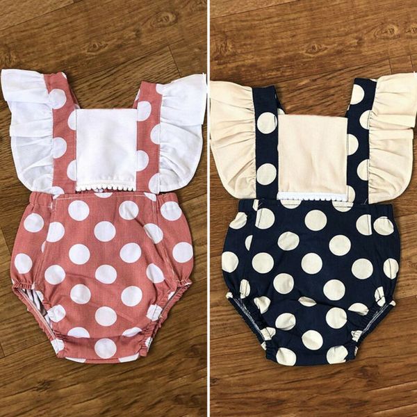 0-24m infant baby girl polka dot bodysuit ruffles short sleeve print jumpsuit outfits clothes summer, Blue
0-24m infant baby girl polka dot bodysuit ruffles short sleeve print jumpsuit outfits clothes summer, Blue