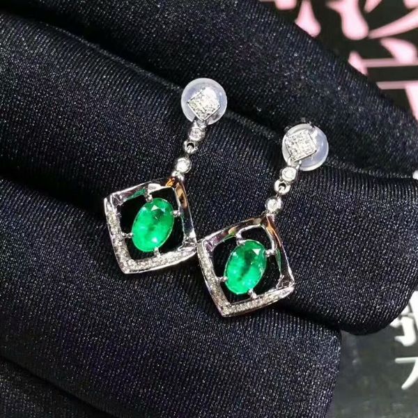 925 sterling silver real natural green emerald stud earrings fine jewelry gift women wedding plant new 3*5mm jce0305099agml, Golden;silver
925 sterling silver real natural green emerald stud earrings fine jewelry gift women wedding plant new 3*5mm jce0305099agml, Golden;silver